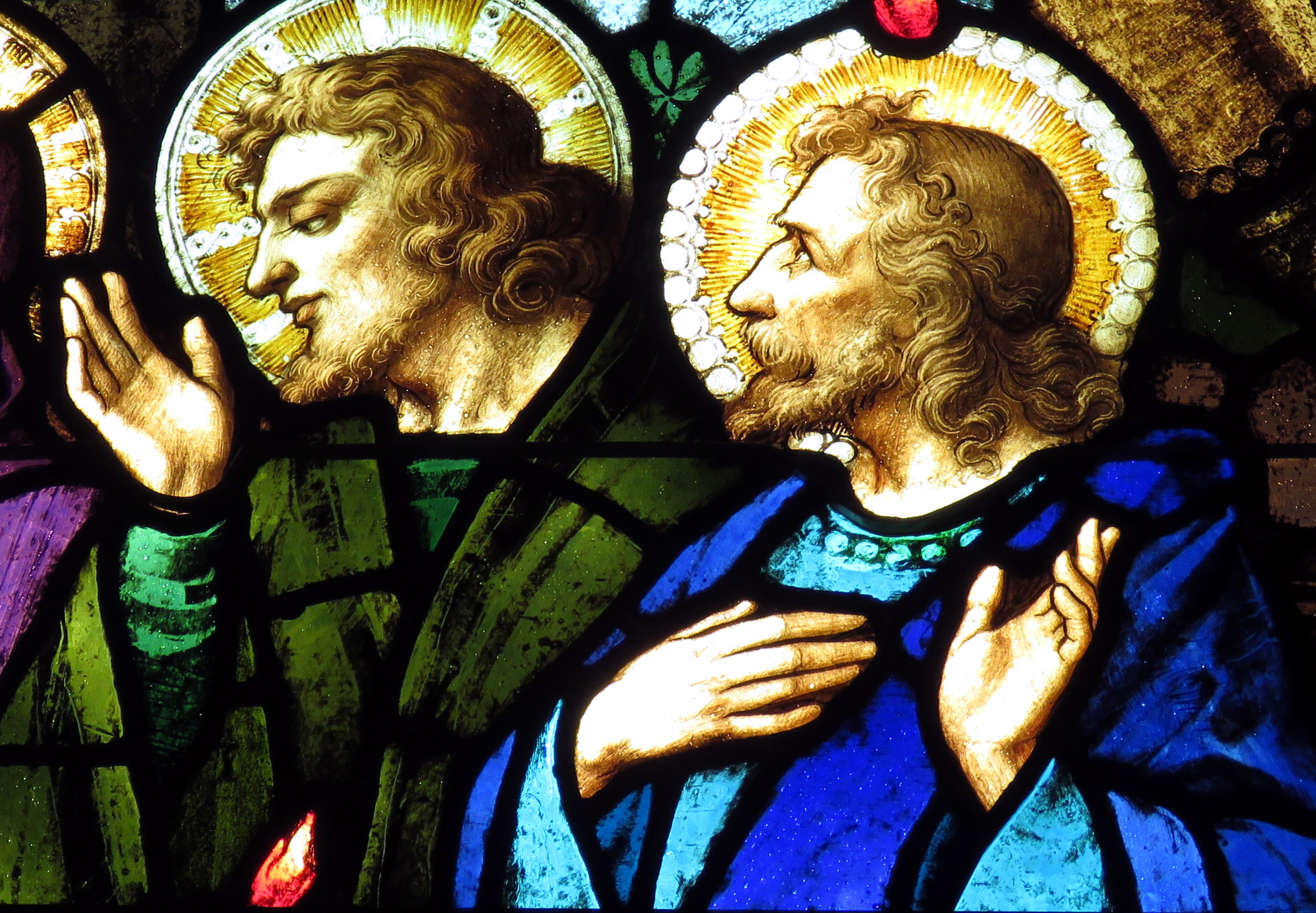 Pentecost Window at Saint Germaine