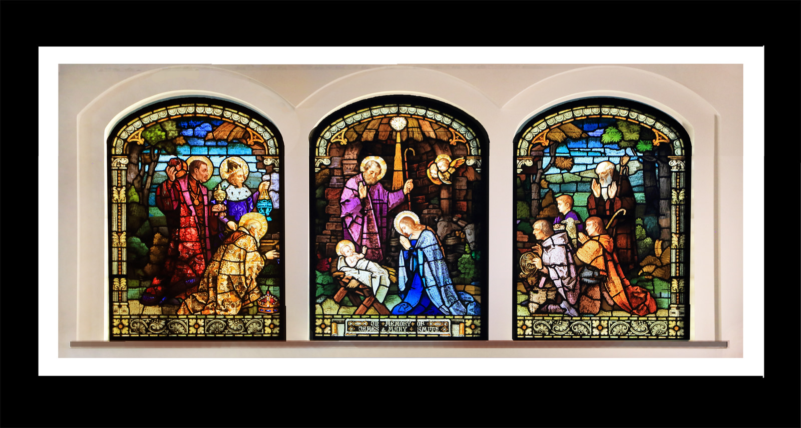 Nativity Window at Saint Germaine