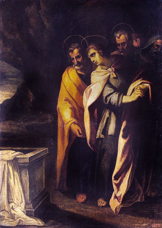 Apostles At Christ's Tomb